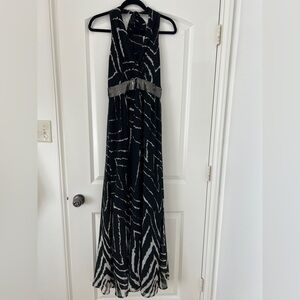 Express halter maxi dress